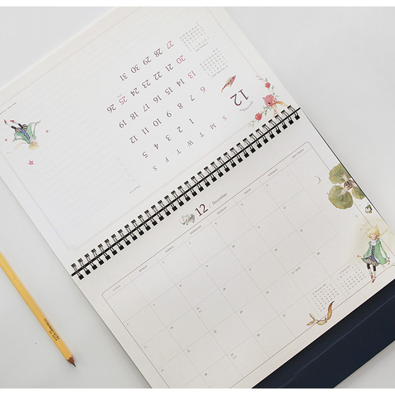 2020 Little prince dated monthly desk scheduler planner