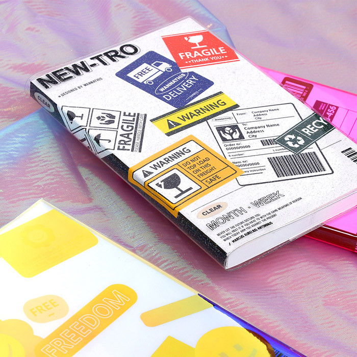 Wanna This Clear and decoration dateless weekly planner