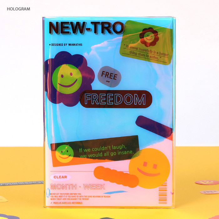 Hologram - Wanna This Clear and decoration dateless weekly planner