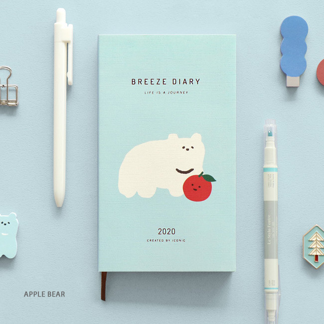Apple bear - 2020 Life is a journal breeze dated weekly diary