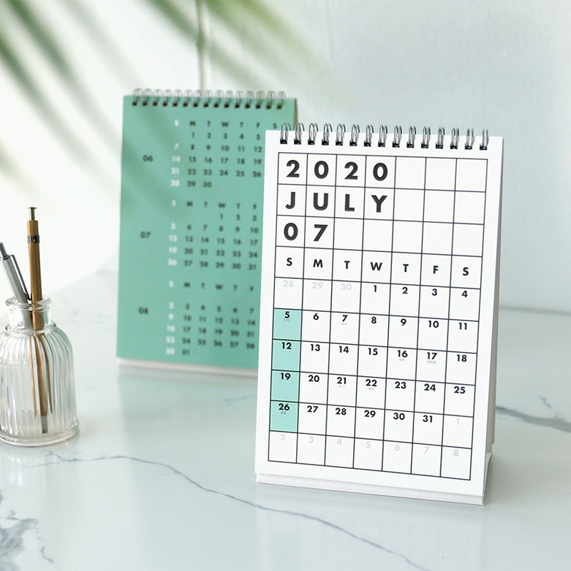 PAPERIAN 2020 Colorful plan standing desk calendar PAPERIAN 2020 Colorful plan standing desk calendar