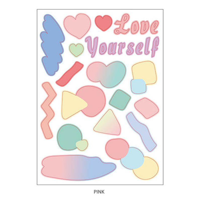 Yellow - PLEPLE Point up removable paper sticker