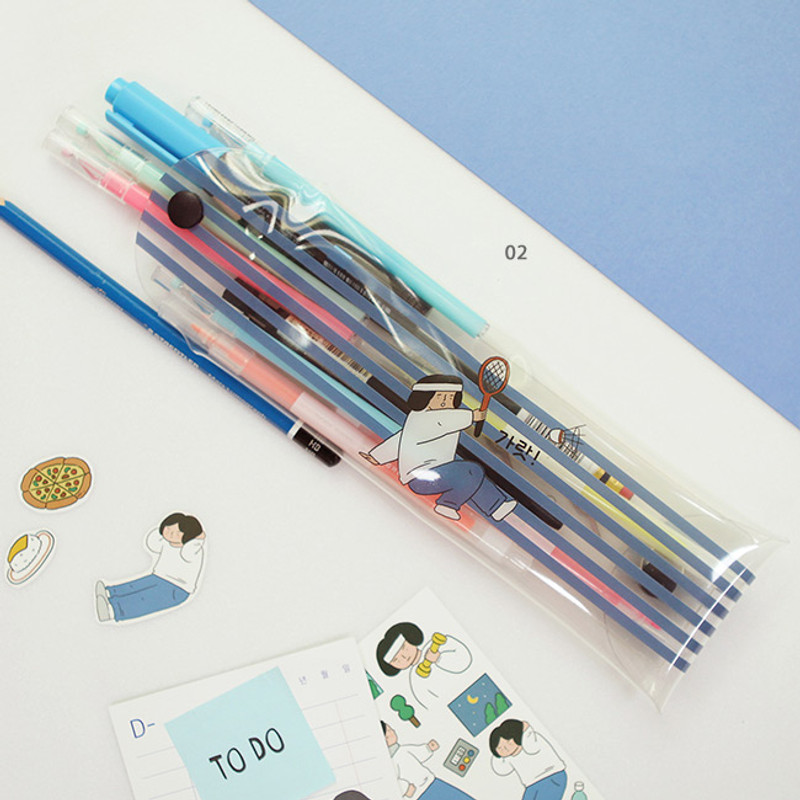 02 - Monologue clear folding pencil case