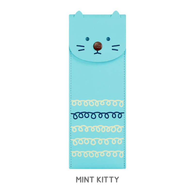 Mint kitty - Monopoly Toffeenut pen case with elastic band holder Mint kitty - Monopoly Toffeenut pen case with elastic band holder