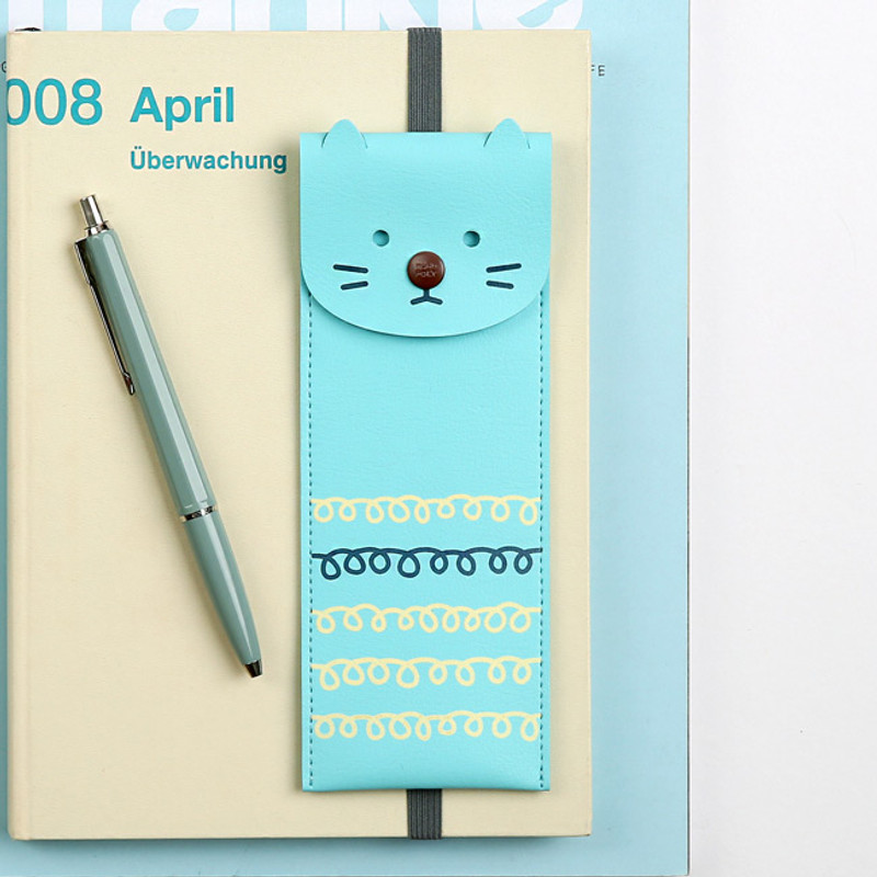 Mint kitty - Monopoly Toffeenut pen case with elastic band holder Mint kitty - Monopoly Toffeenut pen case with elastic band holder