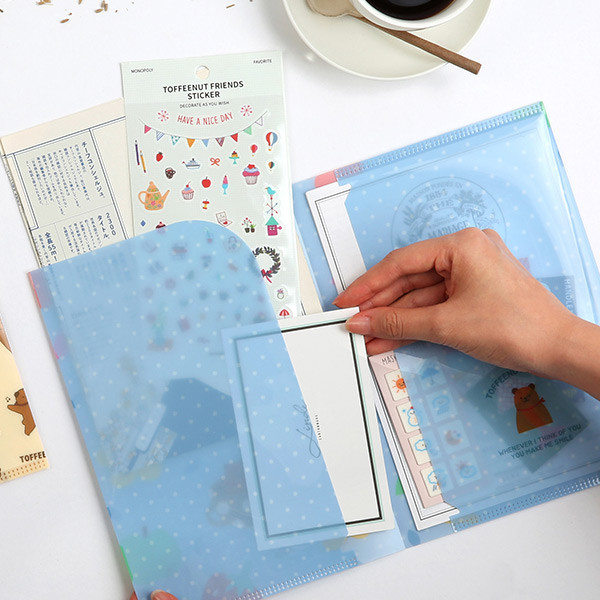 Monopoly Toffeenut friends PP document file folder