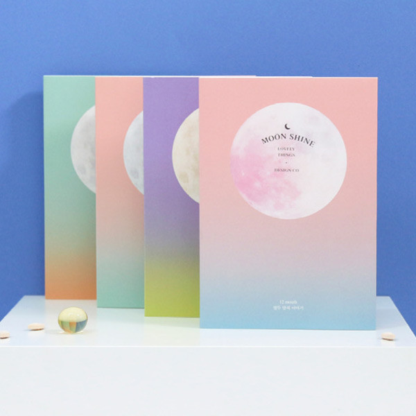 Second Mansion Moon shine dateless weekly diary planner