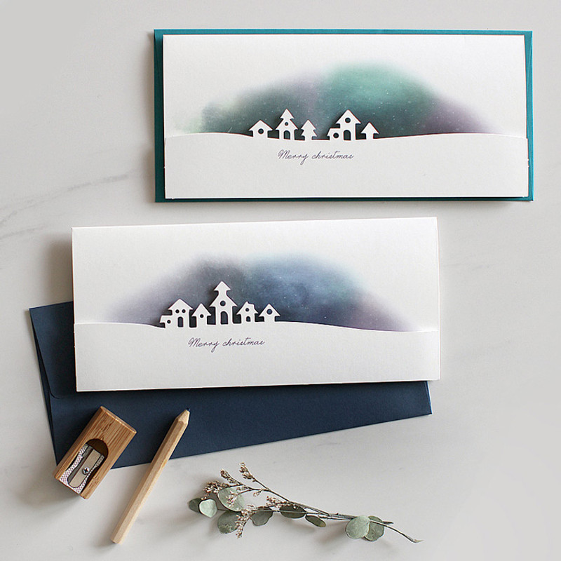 DBD Aurora Christmas card with envelope