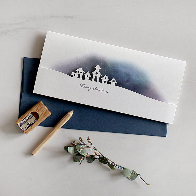 DBD Aurora Christmas card with envelope