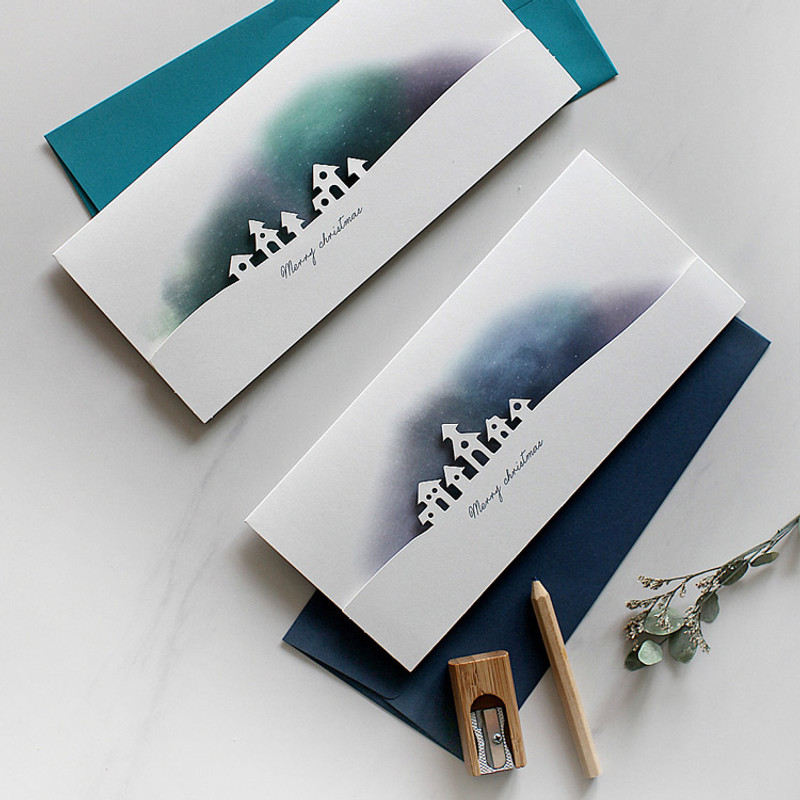 DBD Aurora Christmas card with envelope