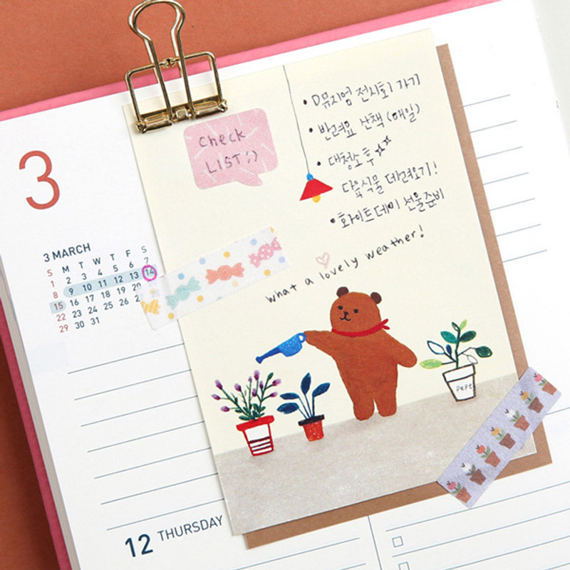 Deco illust usage example - Monopoly Satin deco index sticker Deco illust usage example - Monopoly Satin deco index sticker