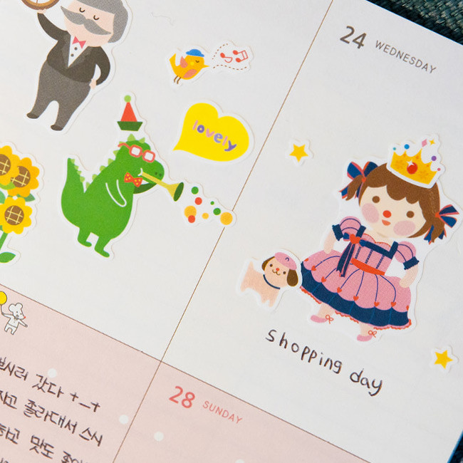 Usage example - Ardium Hello coco removable daily deco sticker