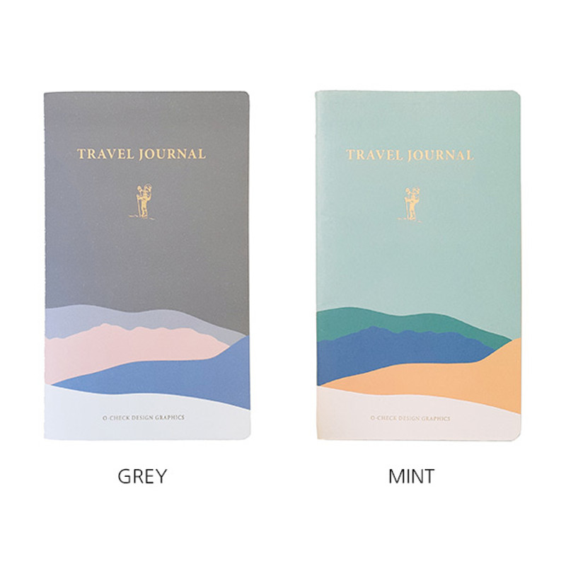 Color - O-CHECK Travel planner journal notebook Color - O-CHECK Travel planner journal notebook