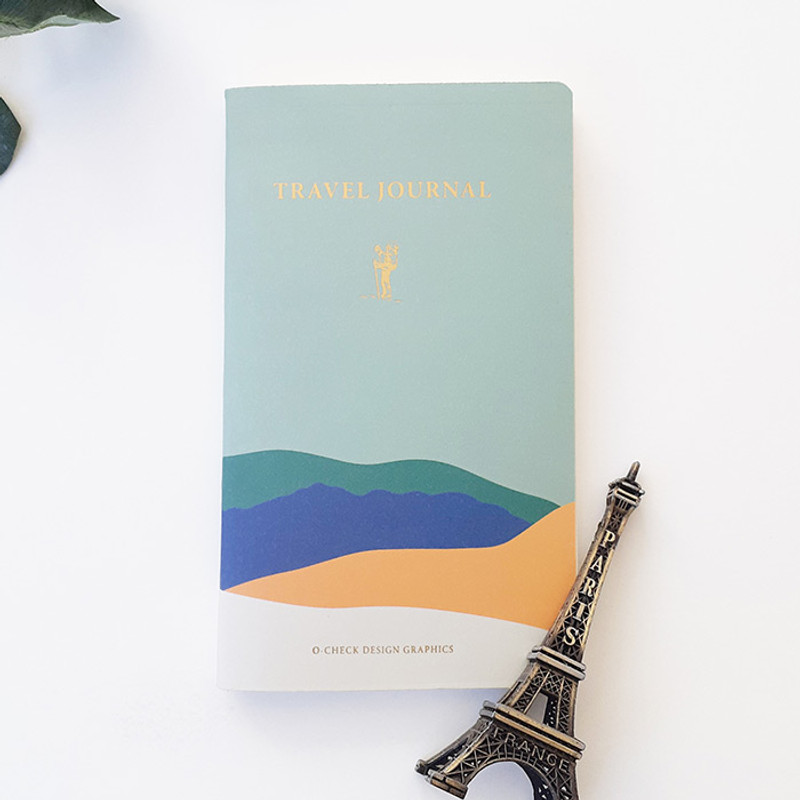Mint - O-CHECK Travel planner journal notebook Mint - O-CHECK Travel planner journal notebook
