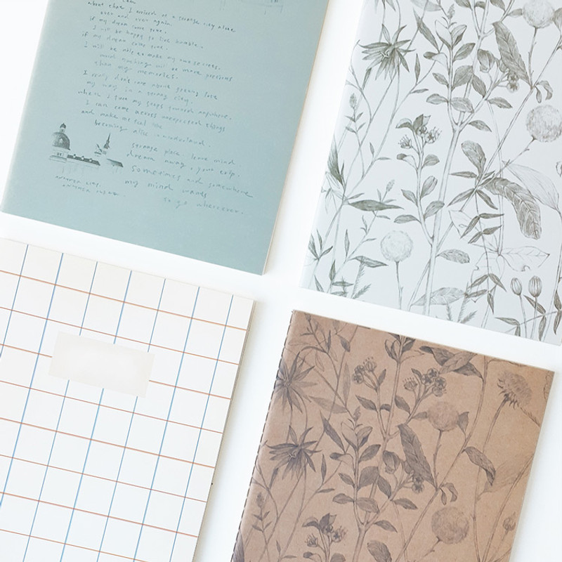 O-CHECK Bonne Pensee A5 size medium lined notebook O-CHECK Bonne Pensee A5 size medium lined notebook