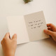Dailylike Illustration note message card with envelope - fallindesign.com