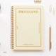Paperian Brilliant spiral undated weekly planner scheduler