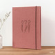 Tulip - PAPERIAN Book cloth A5 size 6 ring binder with elastic band