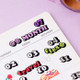 Usage example - Wanna This Kitsch kitsch upper case Alphabet sticker