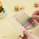10. Burger - ICONIC Index sticky memo point bookmark set 05-12