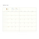 Monthly plan - Byfulldesign 2022 Notable memory slim B6 dated weekly planner