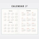 Calendar - 2023 Table Talk B5 Dated Monthly Planner Diary