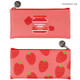 Strawberry jam - Fruit PU flat zipper pencil case pouch