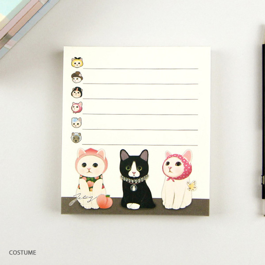 JETOY Choo Choo Cat Mini Ligne Notebook 2 Journal Scrapbook bureau d/'étude