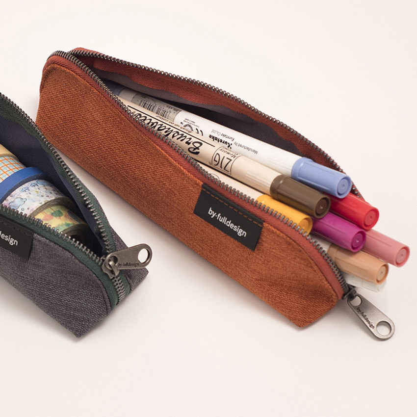 triangle pencil case