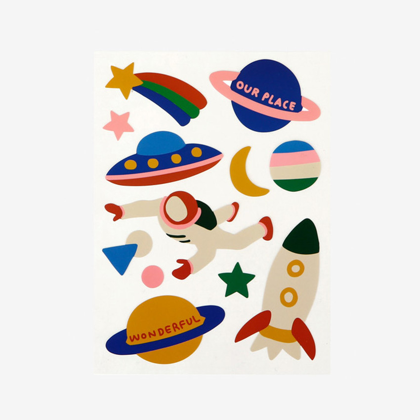 dailylike universe removable paper deco sticker