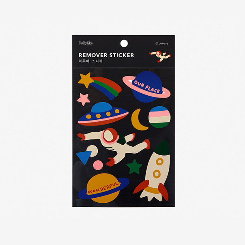 dailylike universe removable paper deco sticker