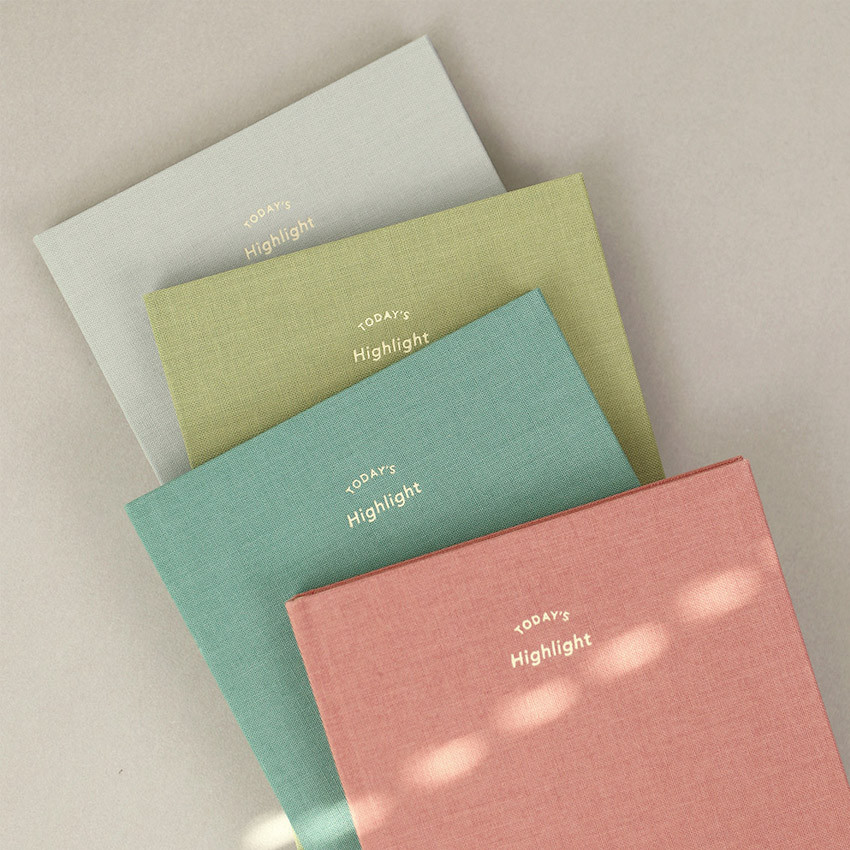 highlight B6 dateless daily journal diary