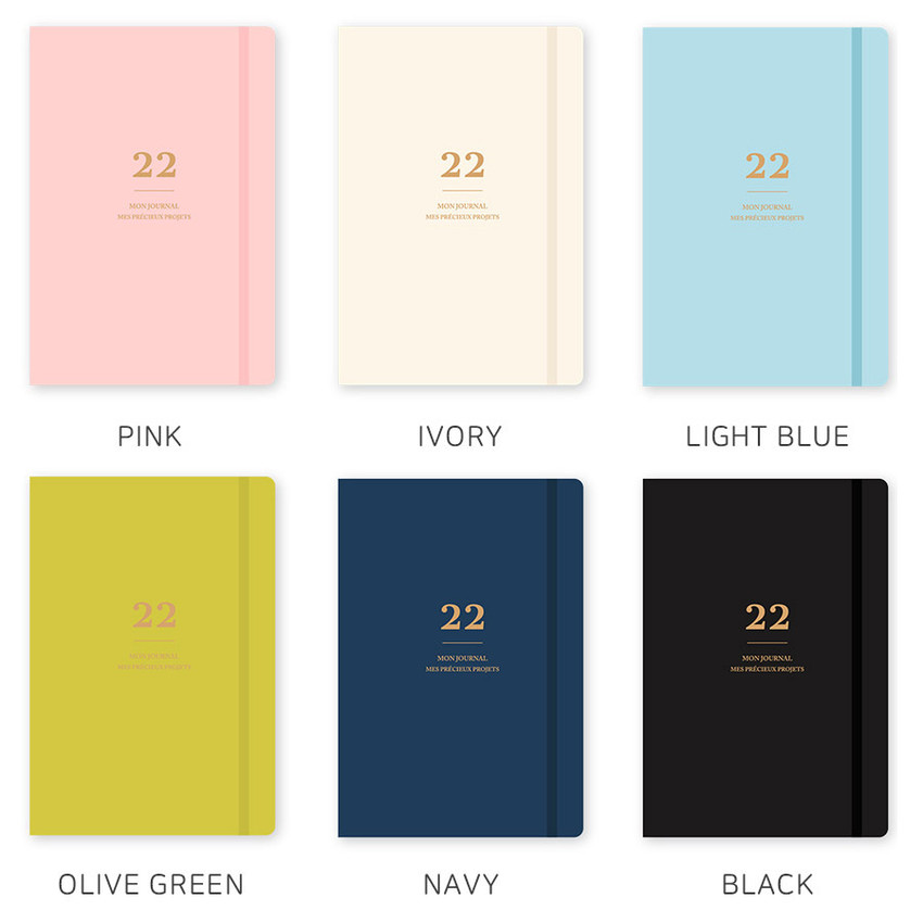 Classic Black Color Collection 2022 Agenda 16 mesi Classic Black Color Collection 2022 Agenda 16 mesi