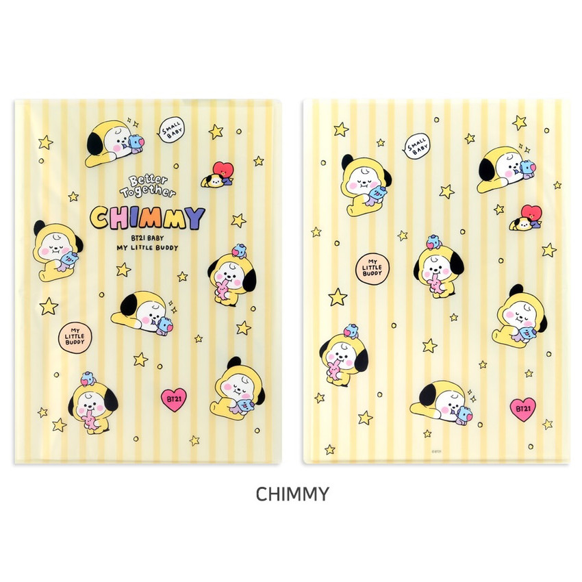 Bt21 Little Buddy Display Book With Clear Pocket