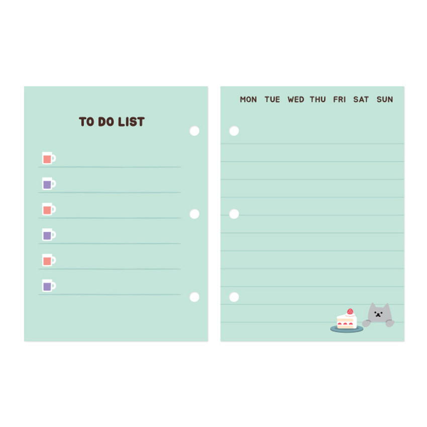 monopoly toffeenut friends 3 ring binder mini notebook