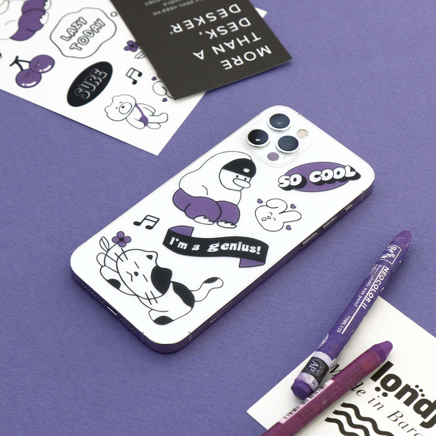 9 sheets ICONIC Guitar doll diary deco pack v.2 calendar Crafts album sticker 9 sheets ICONIC Guitar doll diary deco pack v.2 calendar Crafts album sticker