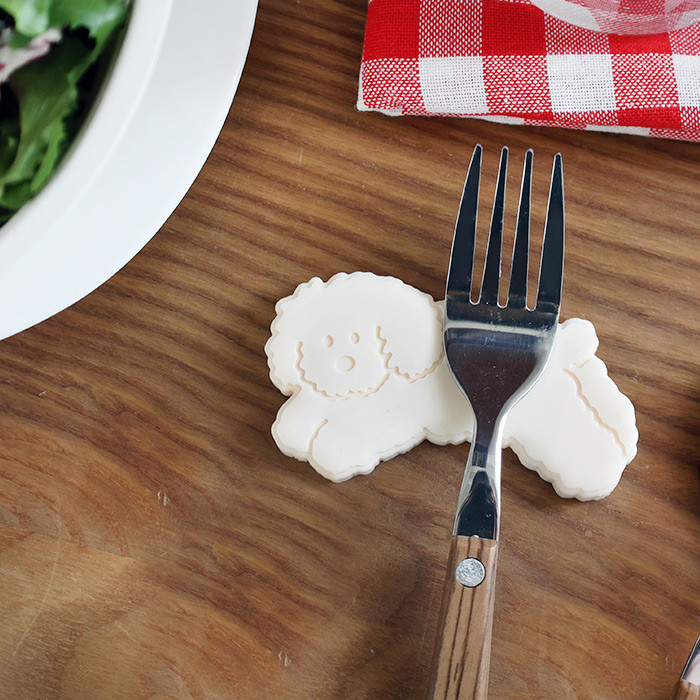 ROMANE Silicone Spoon Stand Chopstick Rest Fork Knife Holder
