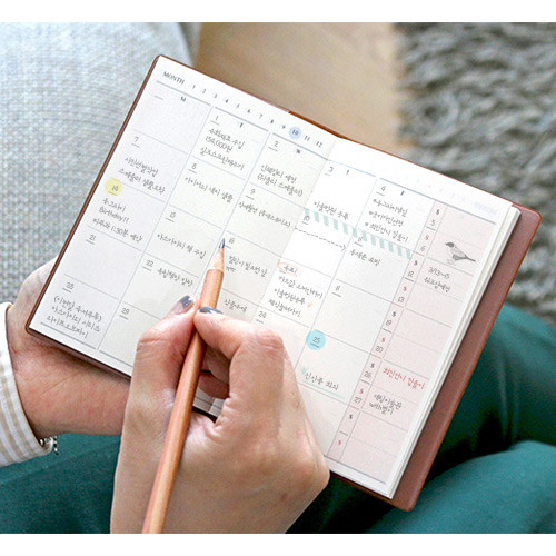 2016 Indigo The basic pocket undated planner scheduler