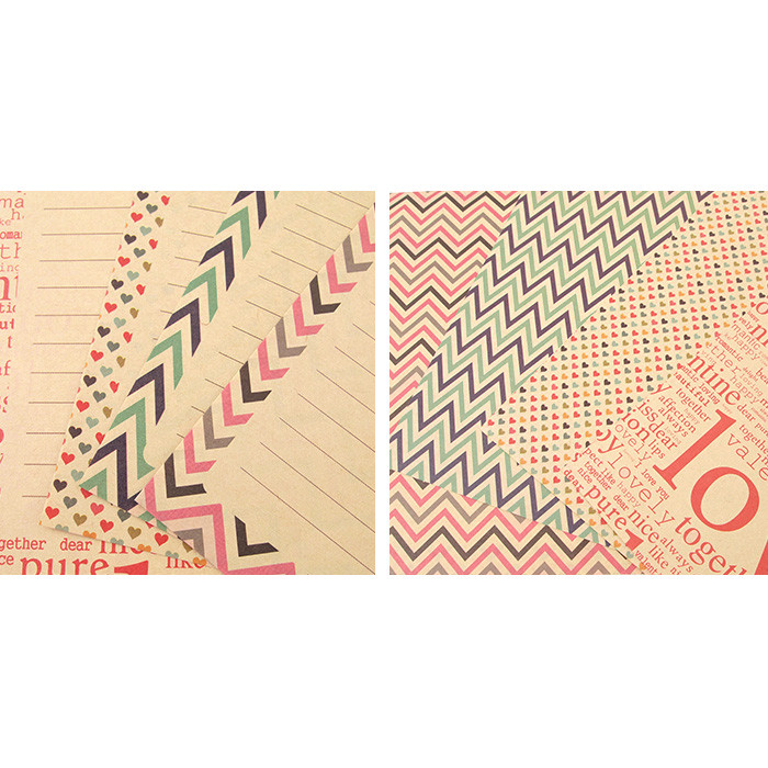 2young Especially For You Kraft Letter Paper And Envelope Set