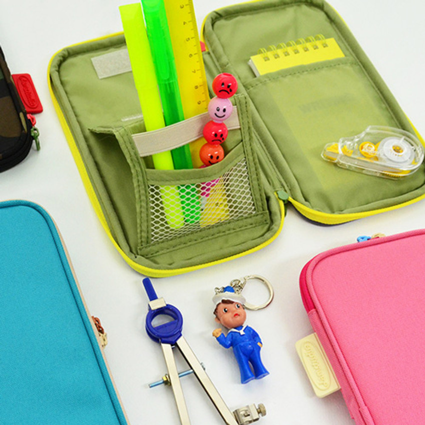 4 pocket pencil case