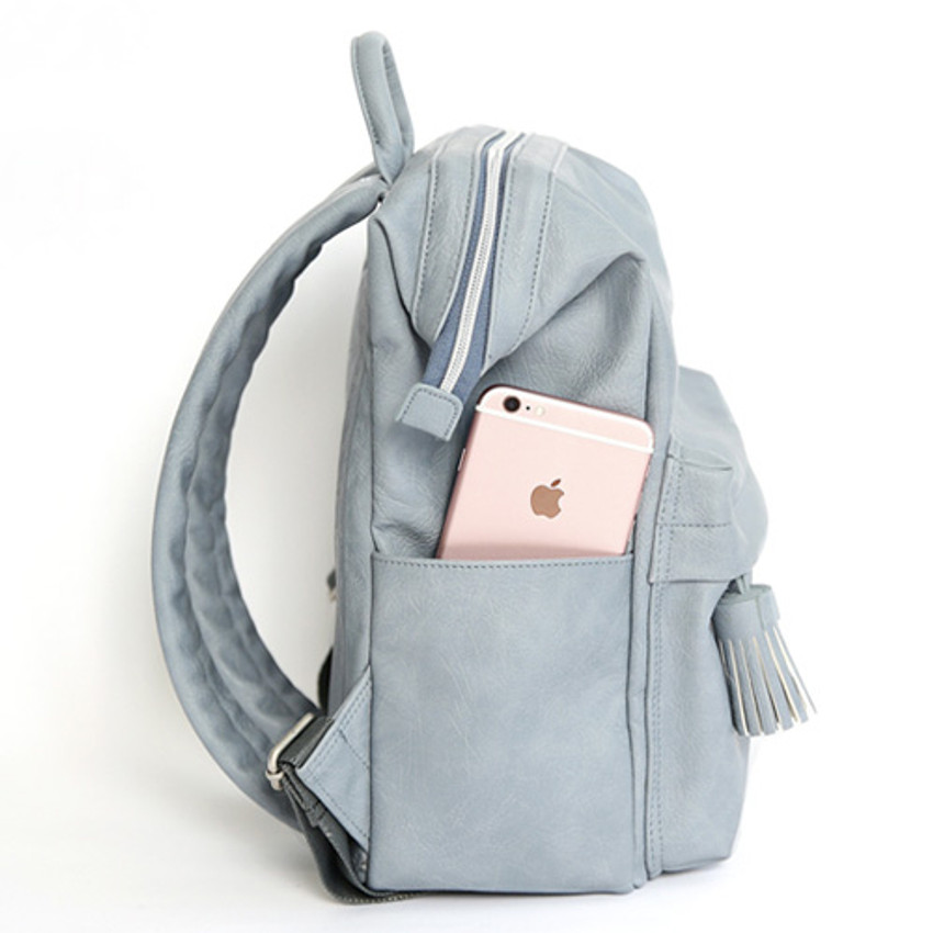 mini backpack with side pockets