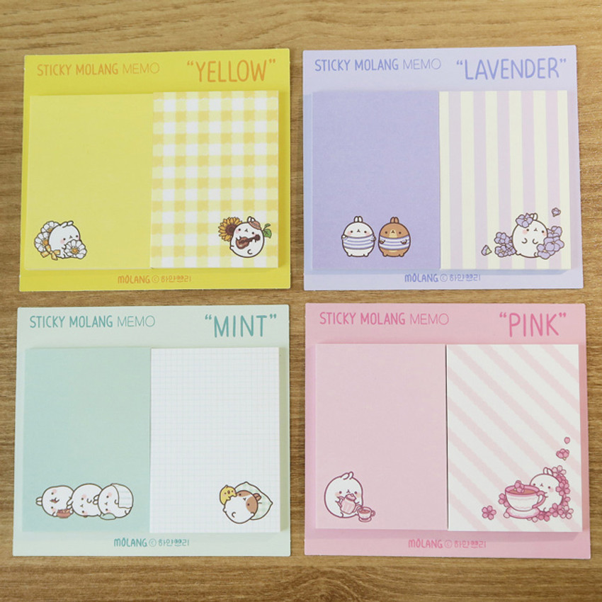 Bookcodi Molang Nemo Cute Sticky Memo Note Fallindesign