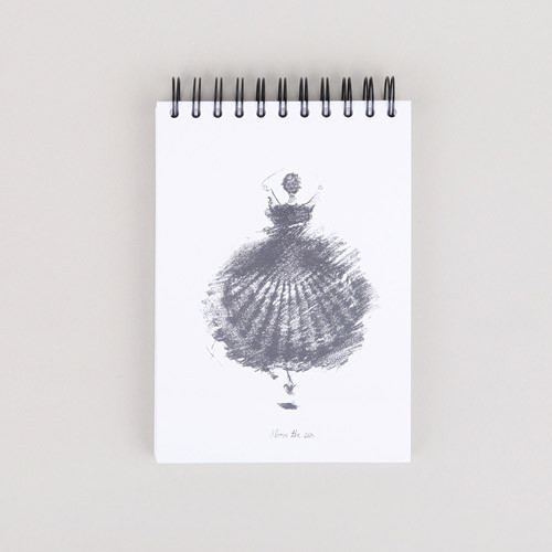 Sosomoongoo Above The Sea Spiral A5 Drawing Notebook
