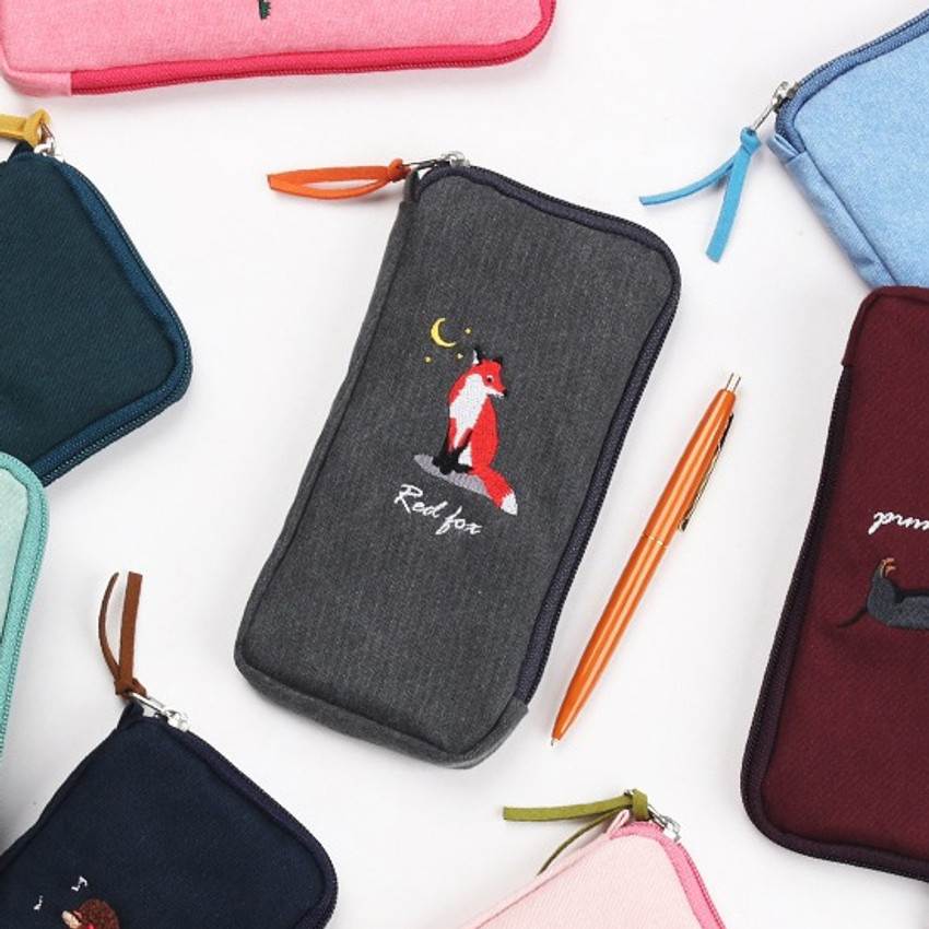 multi pouch pencil case