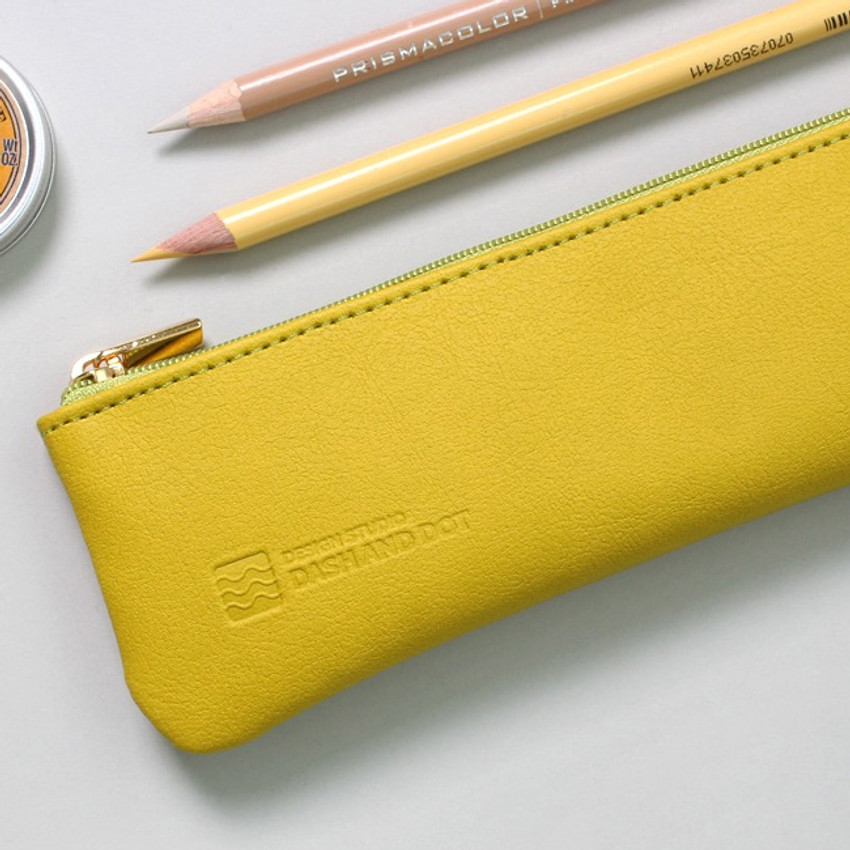 yellow pencil case