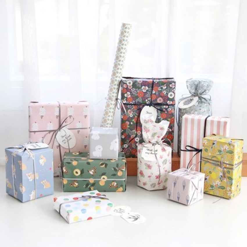 paper bag wrapping paper