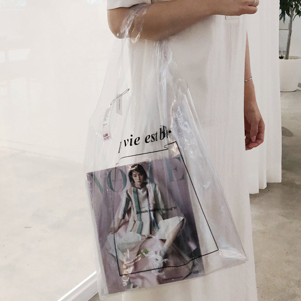 translucent tote bag