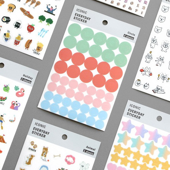 clear sticker sheets