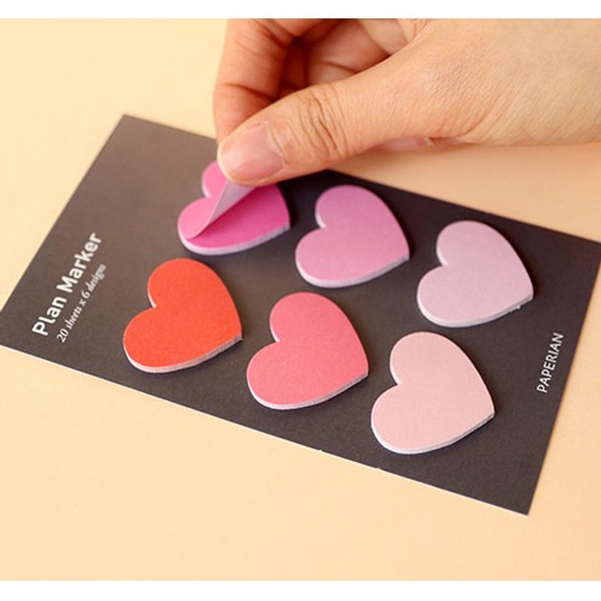 Heart Sticky Notepad