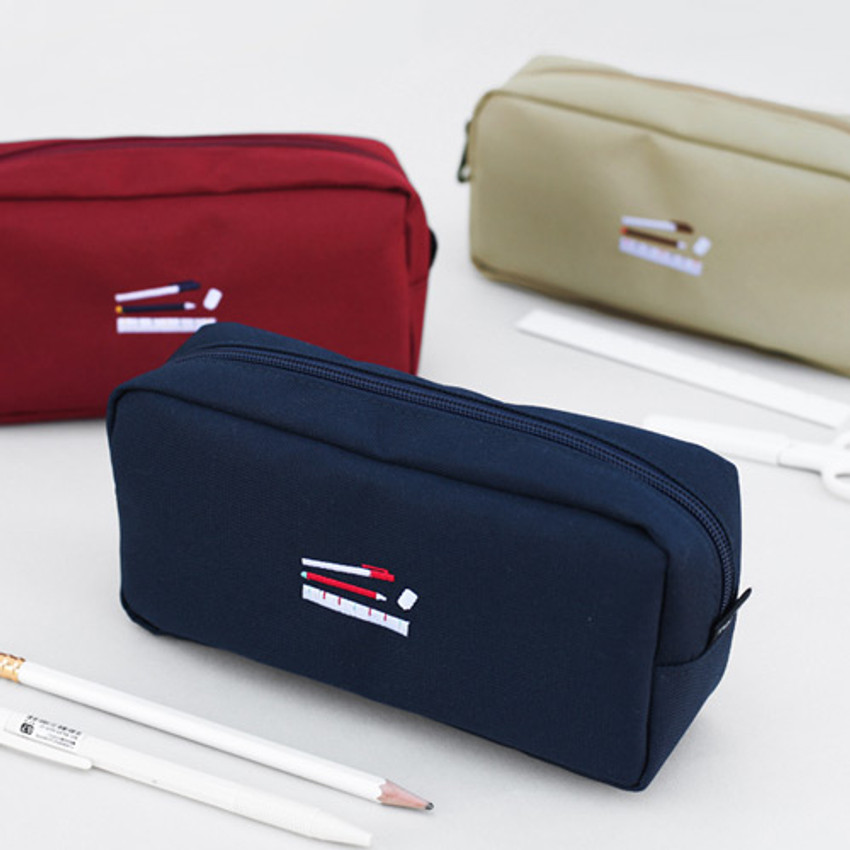 pencil case with many pockets